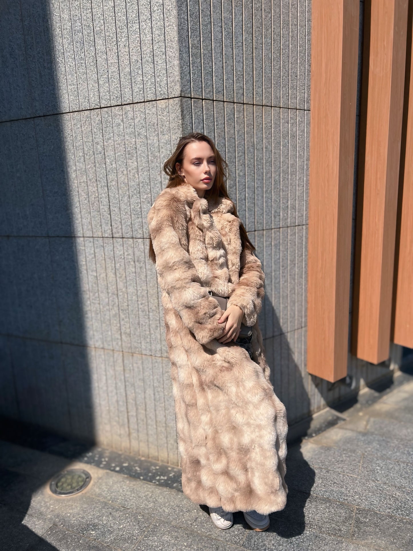 Alma Coat in Golden Beige
