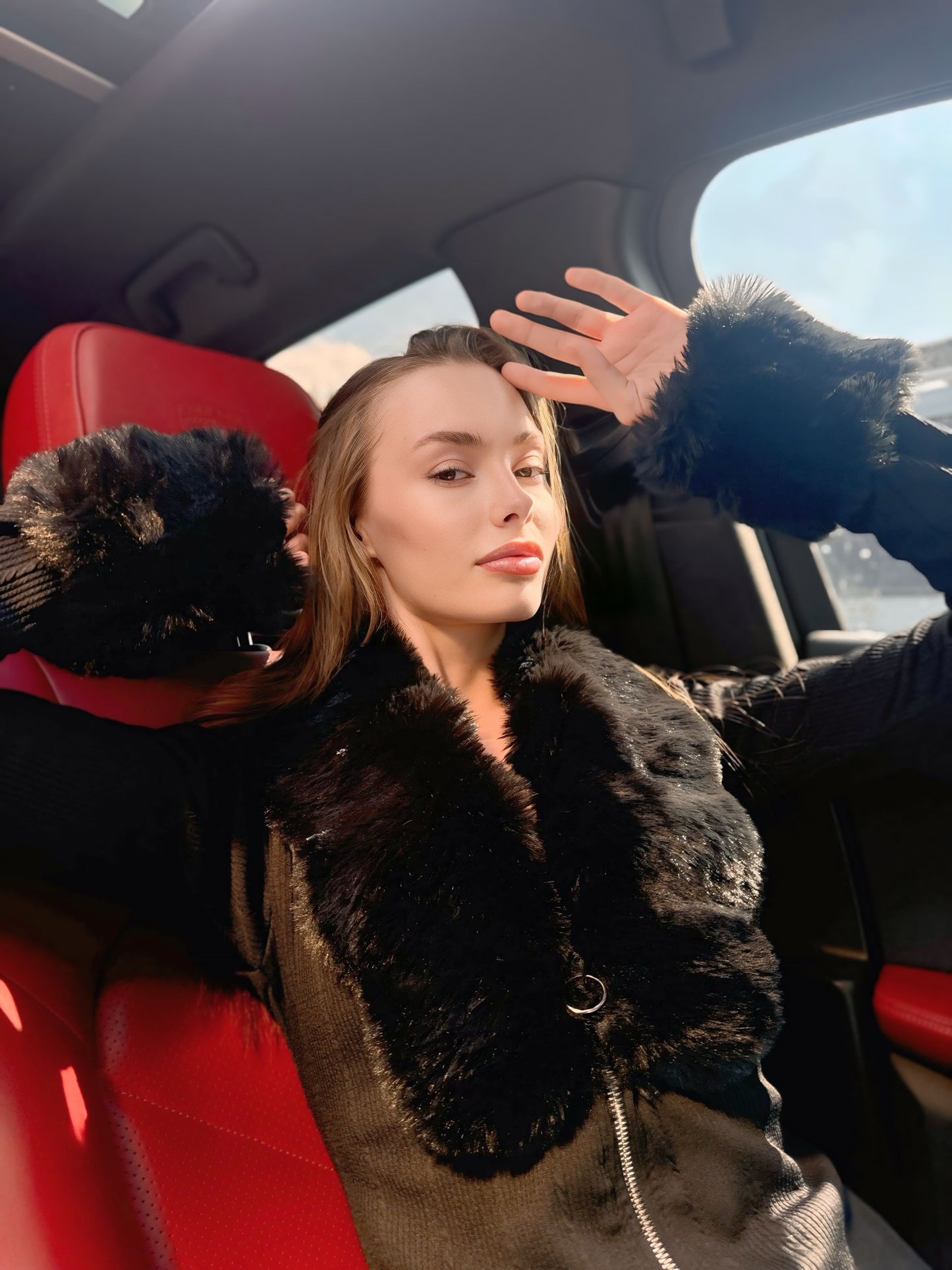 Lana Zipper Sweater in Black